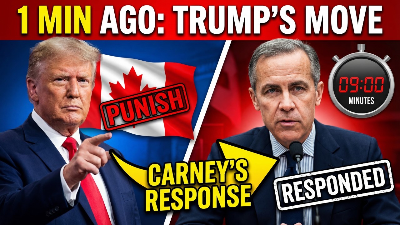 1 MIN AGO: Trump Froze Canada's Deal — Carney Had the Answer in 9 Minutes