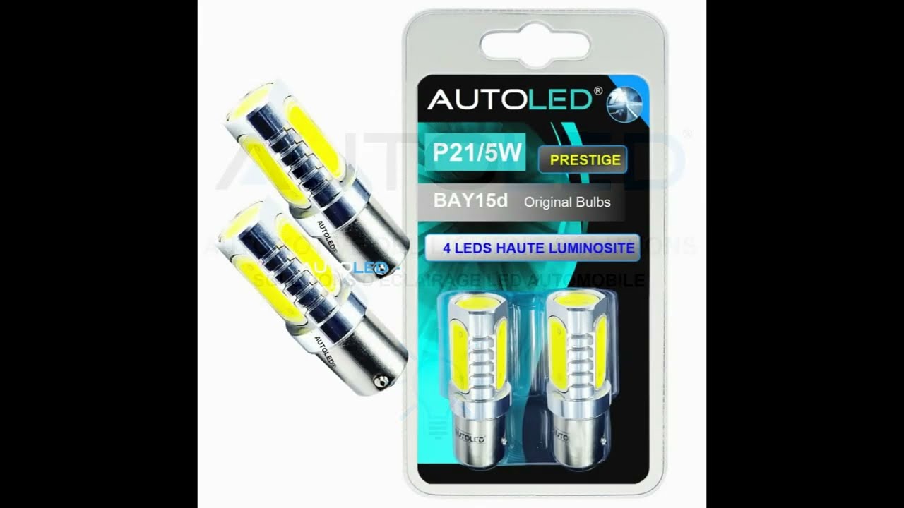 Ampoule LED P21 5W BAY15D   Feux de stop et position voiture   AUTOLED 0077
