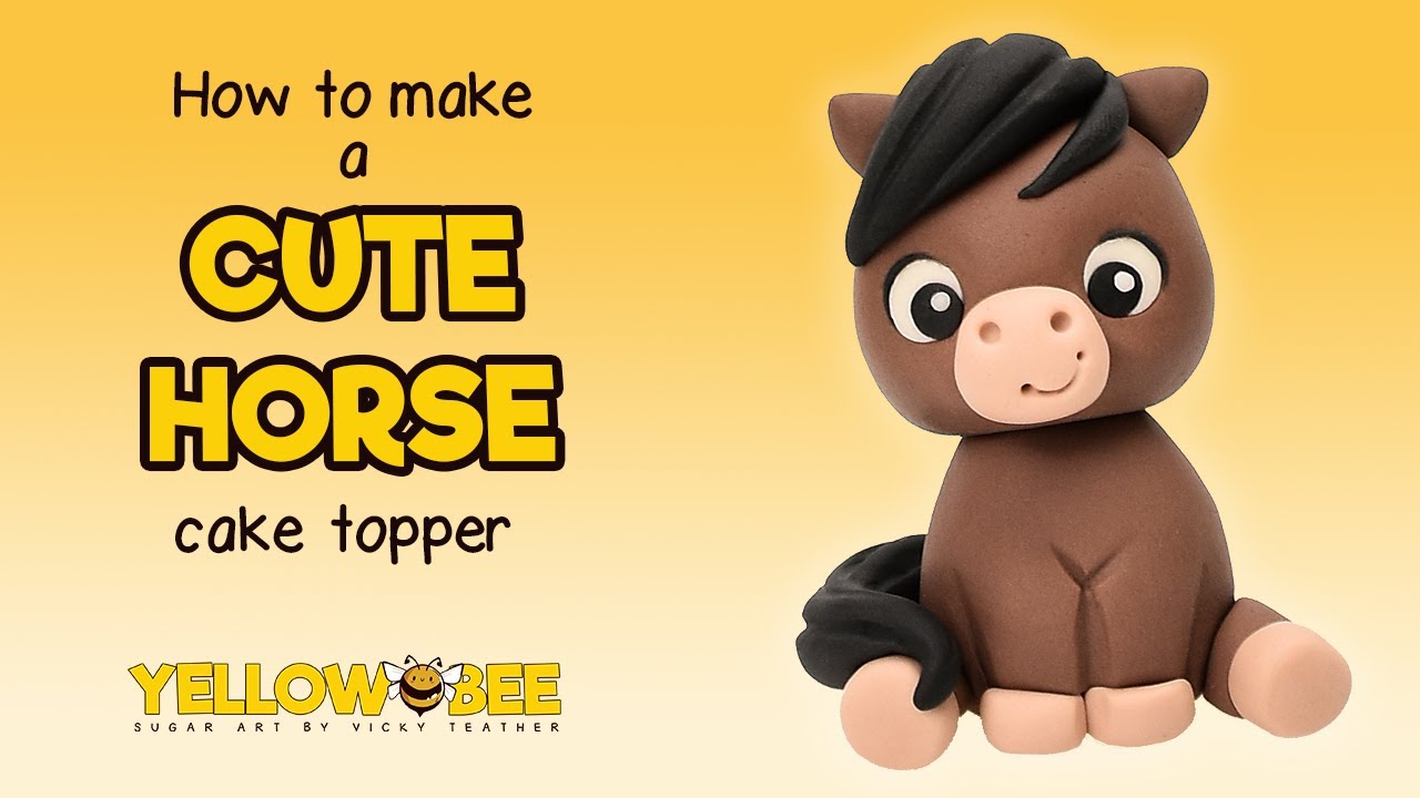 How To Model A Horse Cake Topper | Sugarcraft | Tutorial | Fondant Modelling