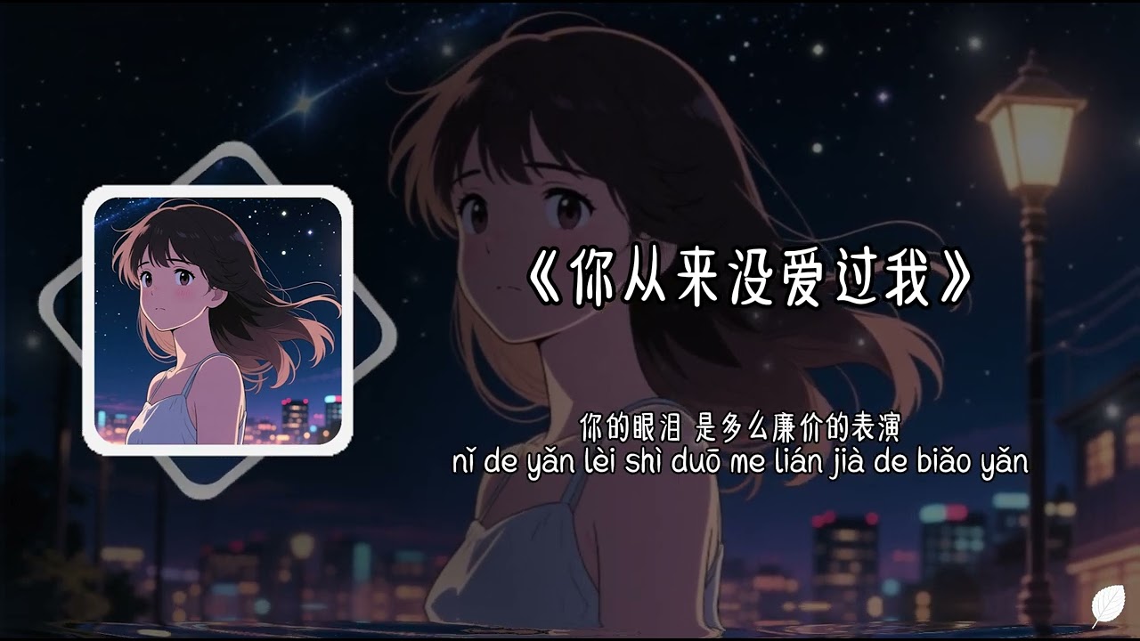 《你从来没爱过我》｜原创伤感情歌｜都市抒情流行｜Official Lyric Video