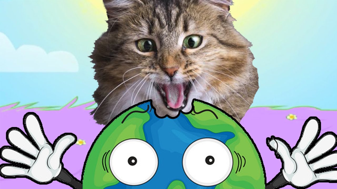 Котик Едун и съедобная планета, мультик игра, летсплей Tasty Planet #7