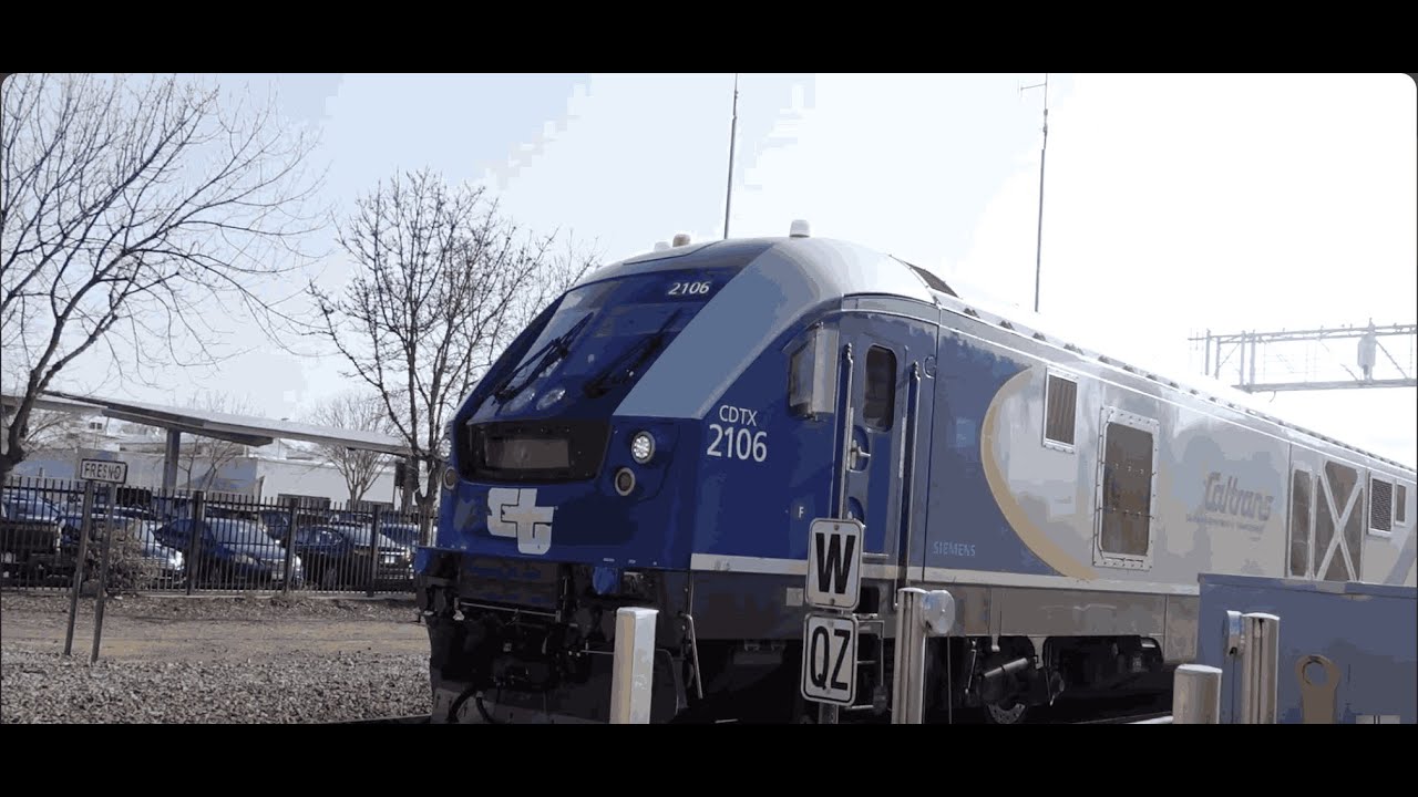 On-Board Amtrak San Joaquins Train 
