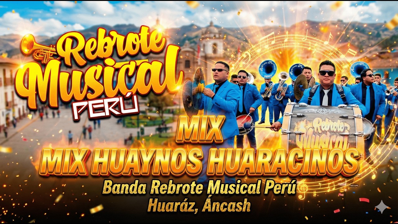 🔥Banda Rebrote Musical Perú🔥 - Mix Huaynos Huaracinos 2026 - Festividad Divino Niño Jesús, Áncash