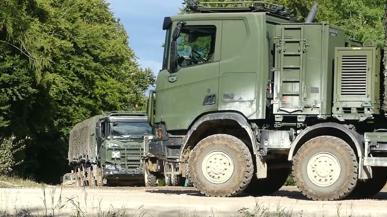 Saber Junction 25, Mil Traffic near Hohenfels Training Area, 11 09 2025