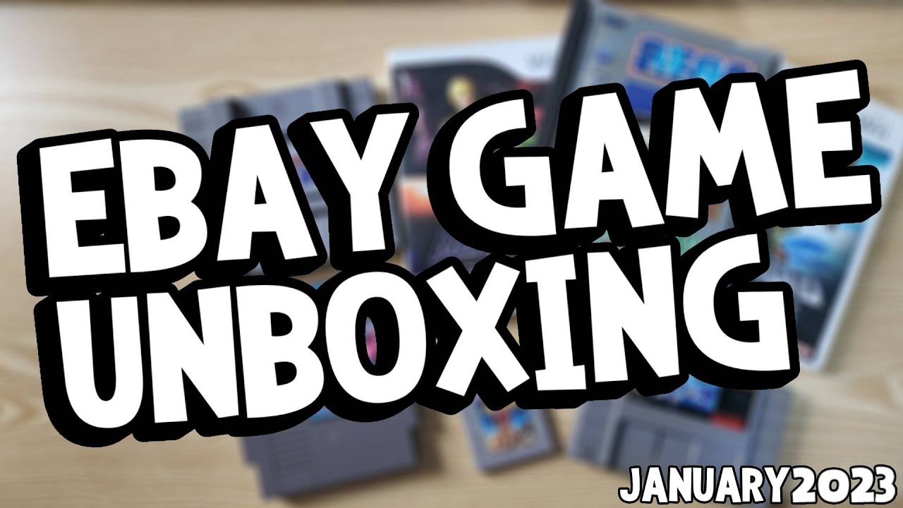 EBAY RETRO GAME UNBOXING - JANUARY 2023