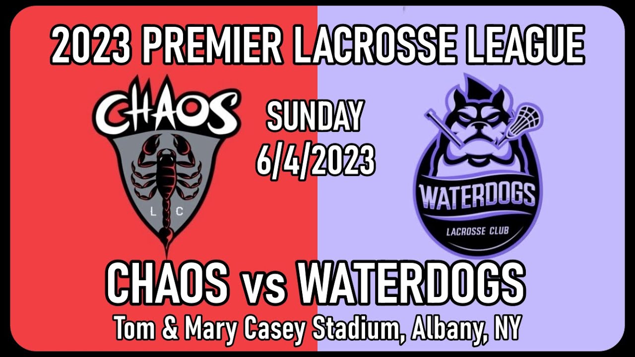6/04/2023 PLL Lacrosse Chaos v Waterdogs (Full Game) Premier Lacrosse League #PLLChaos #PLLWaterdogs