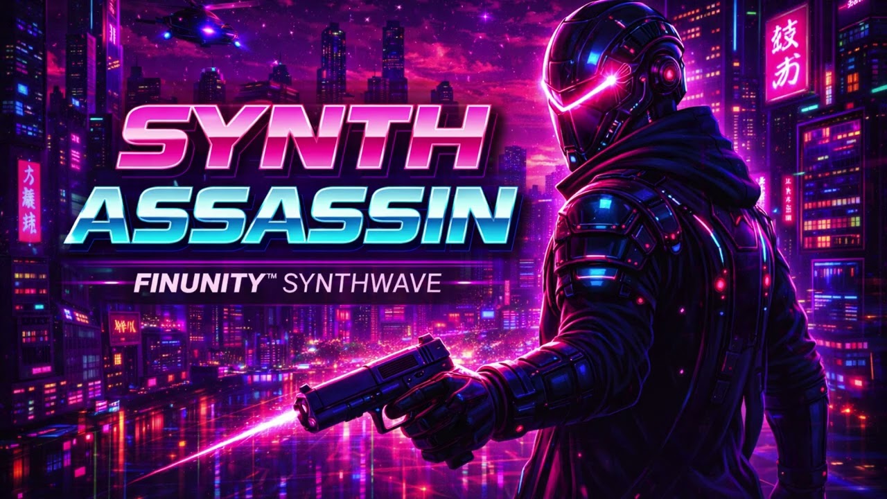 🕶️SYNTH ASSASSIN | FINUNITY™ SYNTHWAVE #SYNTHWAVE #CYBERPUNK #NEONCITY 🚀
