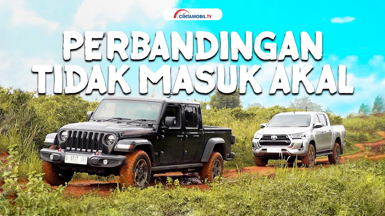 Jauh Lebih Murah, Toyota Hilux Nekat Lawan Jeep Gladiator dalam Duel Double Cabin | Cintamobil TV