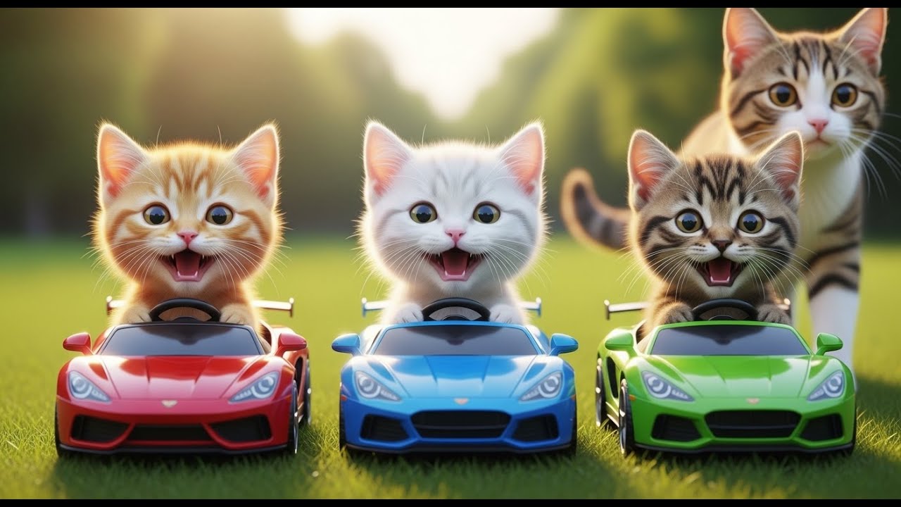 Baby Cat’s First Bicycle 🐾🚲 | Mother Cat Makes His Dream Come True Baby Cat Story