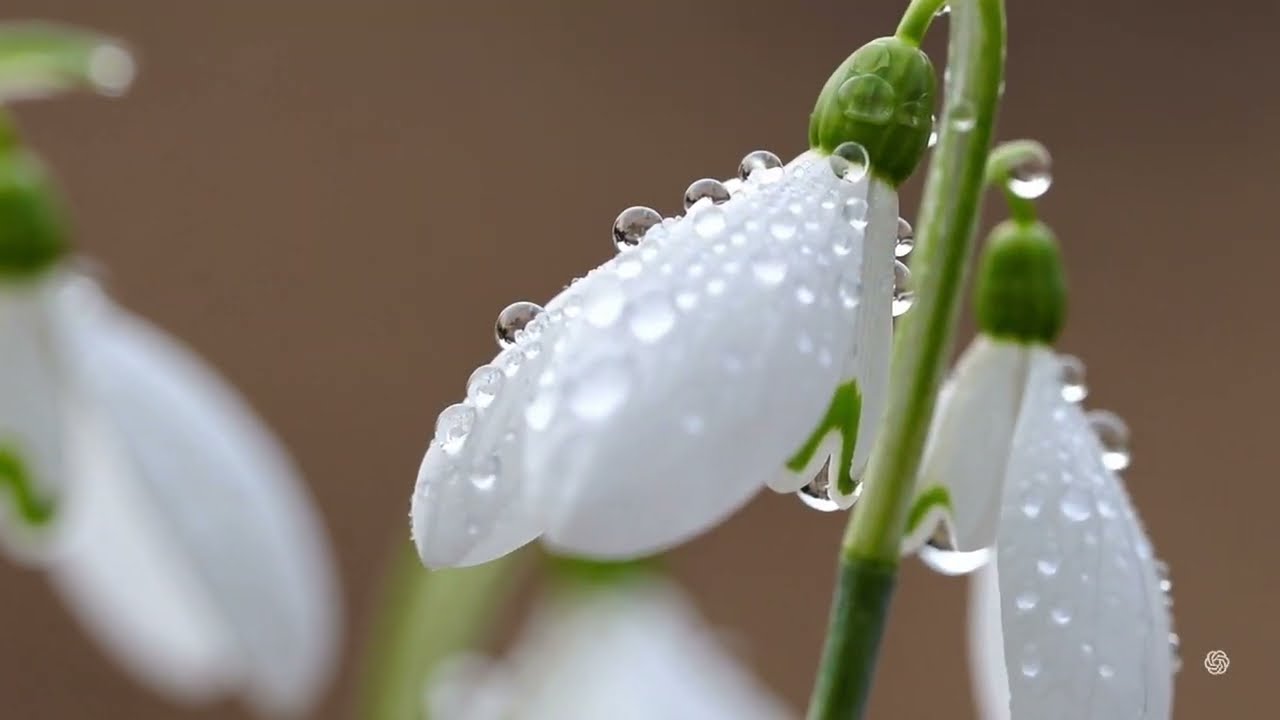 Early Spring Forest Ambience  Melting Snow & First Flowers | Relaxing Sleep Music (1 Hour)