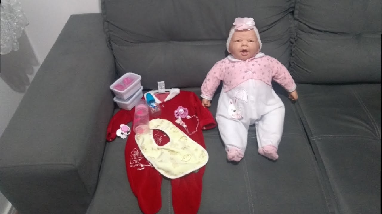 boneca bebê ninos boca aberta - cotiplas  ( Bebê nova)