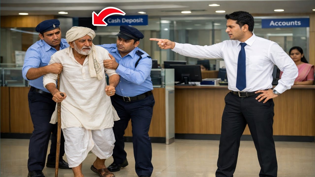 बूढ़े किसान को बैंक से धक्के देकर निकाला, मैनेजर नहीं जानता था कि वह DM का पिता है.....