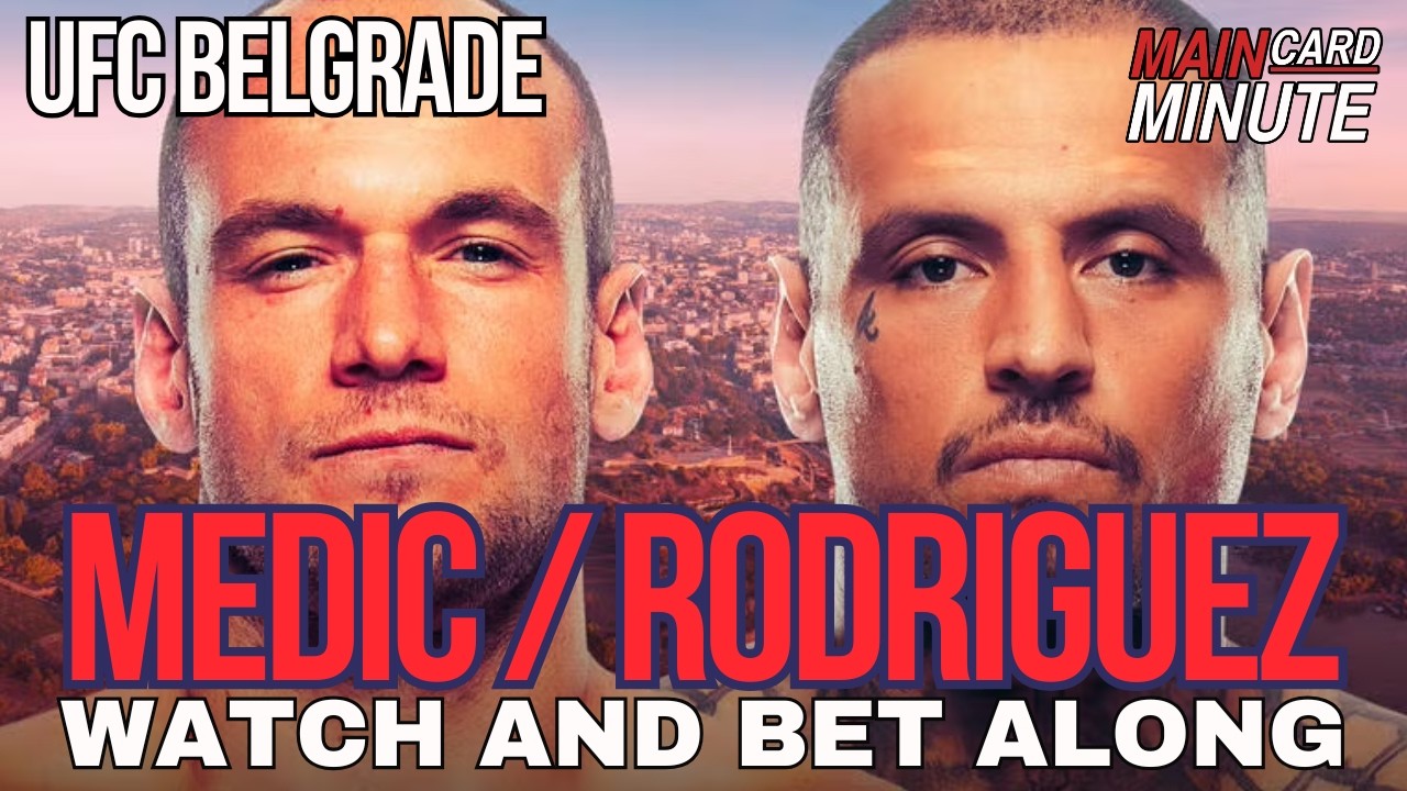 UFC Belgrade: Uros Medic vs. Daniel Rodriguez LIVE Stream | Watch Along Fight Companion
