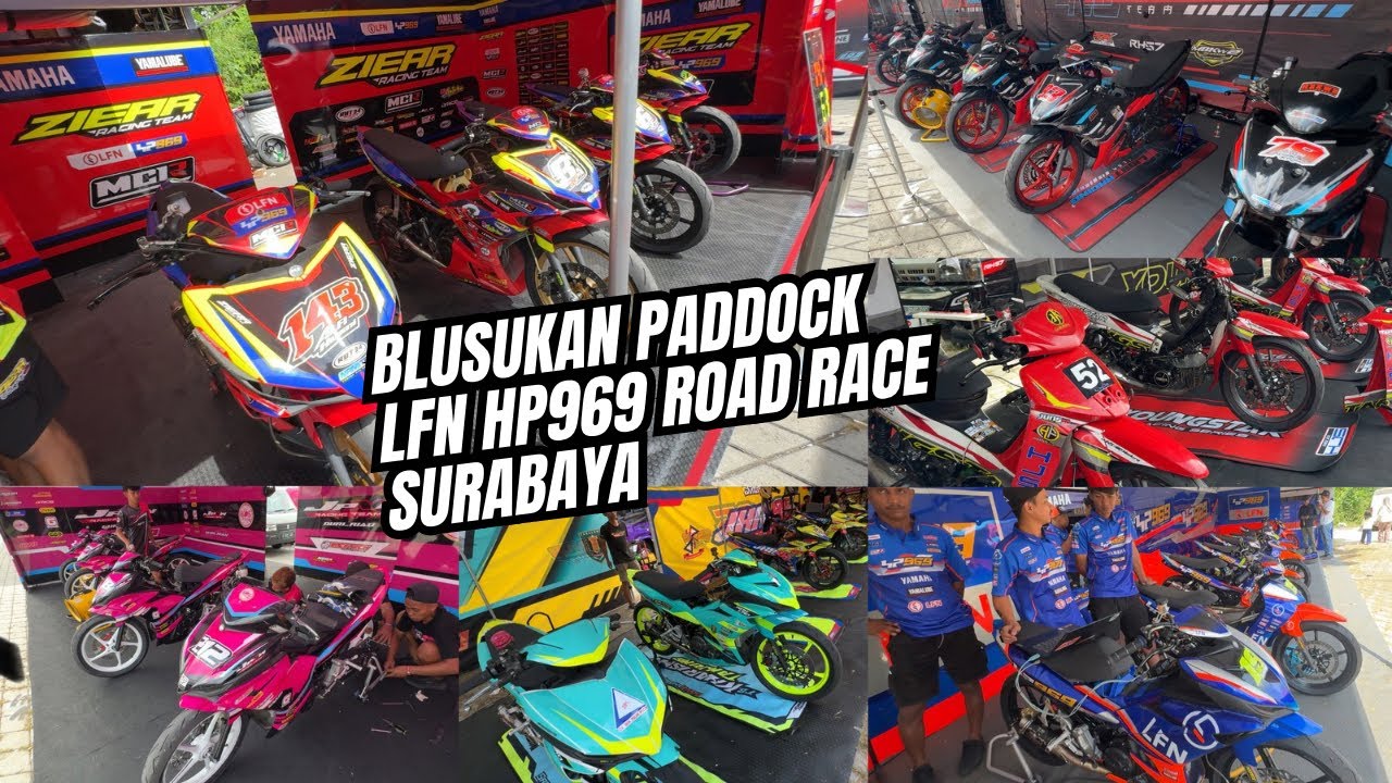 Tim Top Se-Indonesia Kumpul!! Blusukan Paddock LFN HP969 Road Race Surabaya 2025