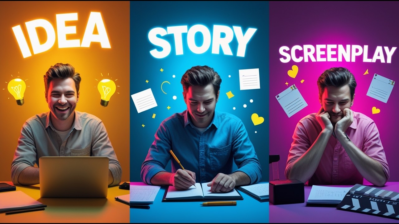 How to Write a Story & Make a Short Film | Script Writing Guide | an Idea into a Great Screenplay