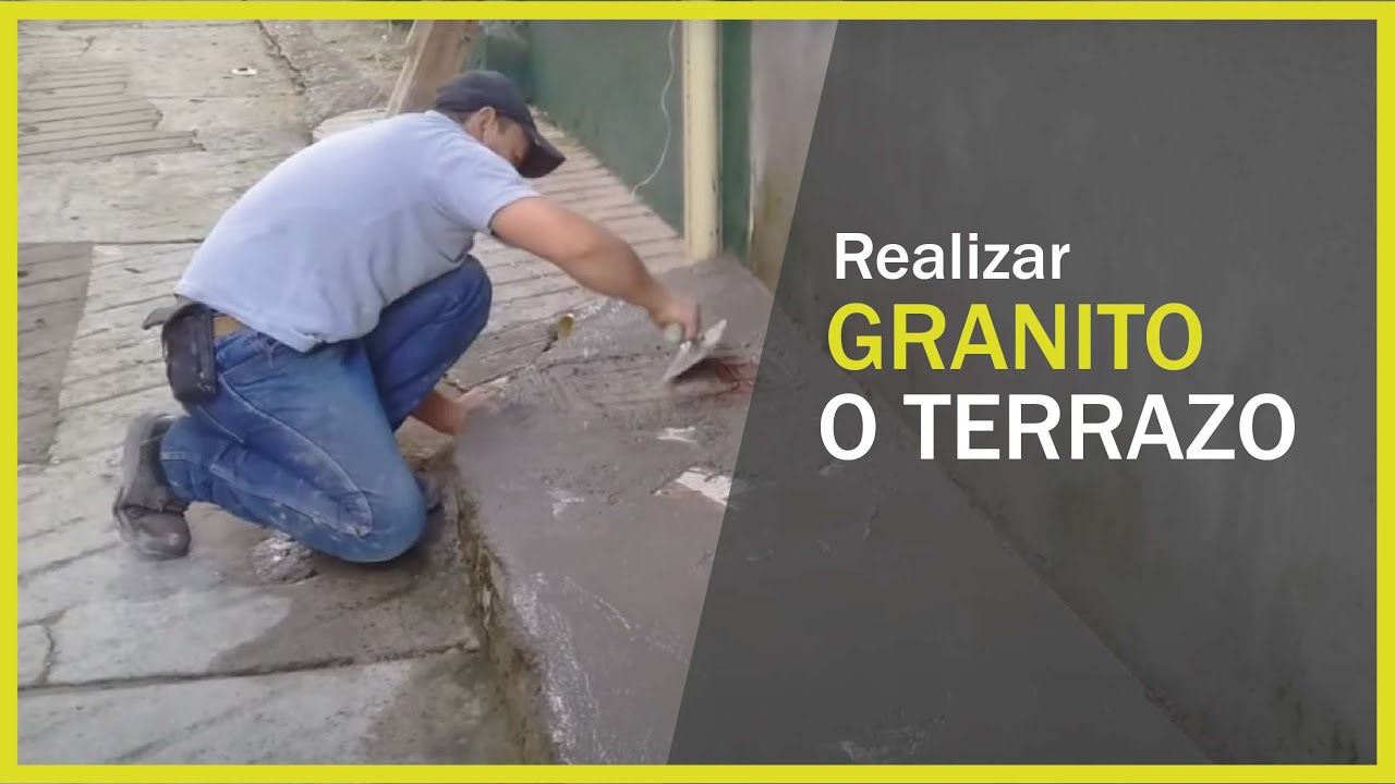 Como realizar GRANITO O TERRAZO