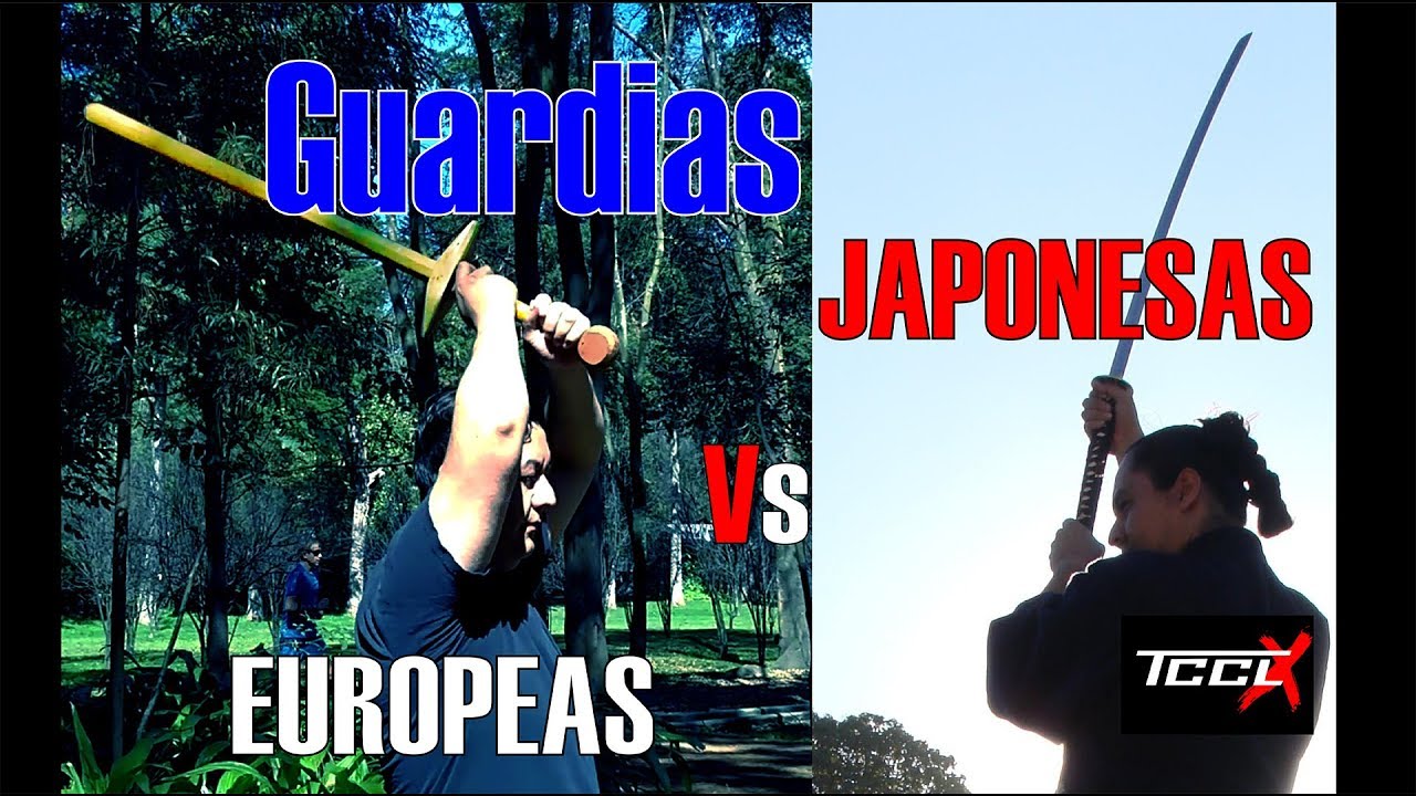 Tipos de guardias / técnicas de esgrima japonesa francesa y alemana
