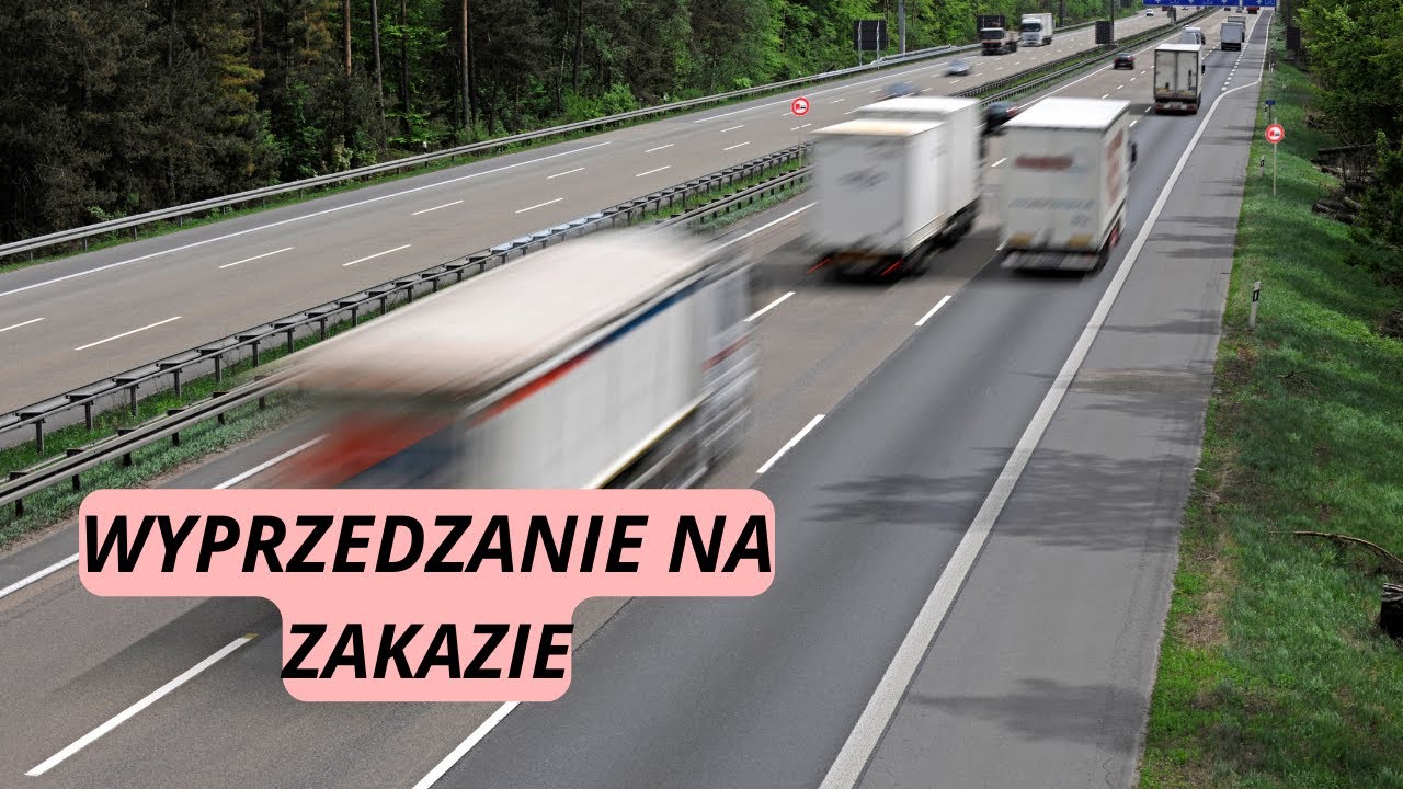 WYPRZEDZANIE NA ZAKAZIE W NIEMCZECH