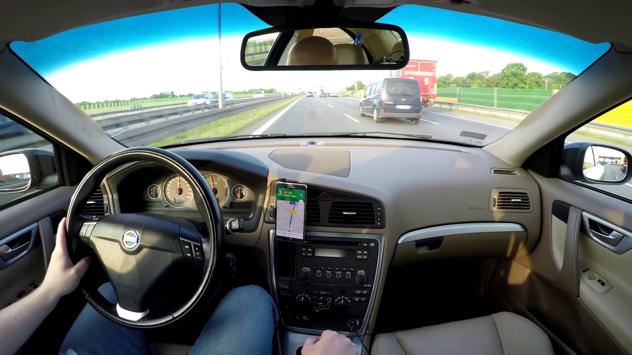 Driving Volvo S60 D5 2009 Warsaw-Kutno-Warsaw Part 1