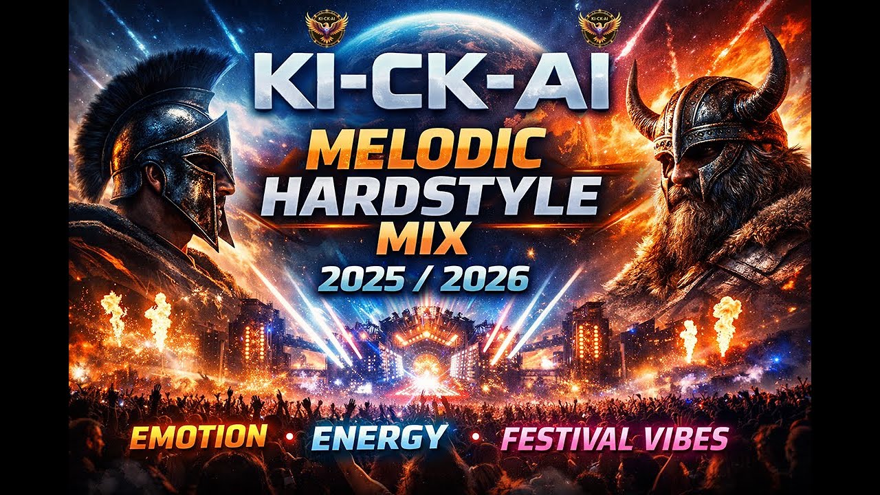 KI-CK-AI – Melodic Hardstyle Mix 2025 / 2026 | Emotion • Energie • Festival Vibes