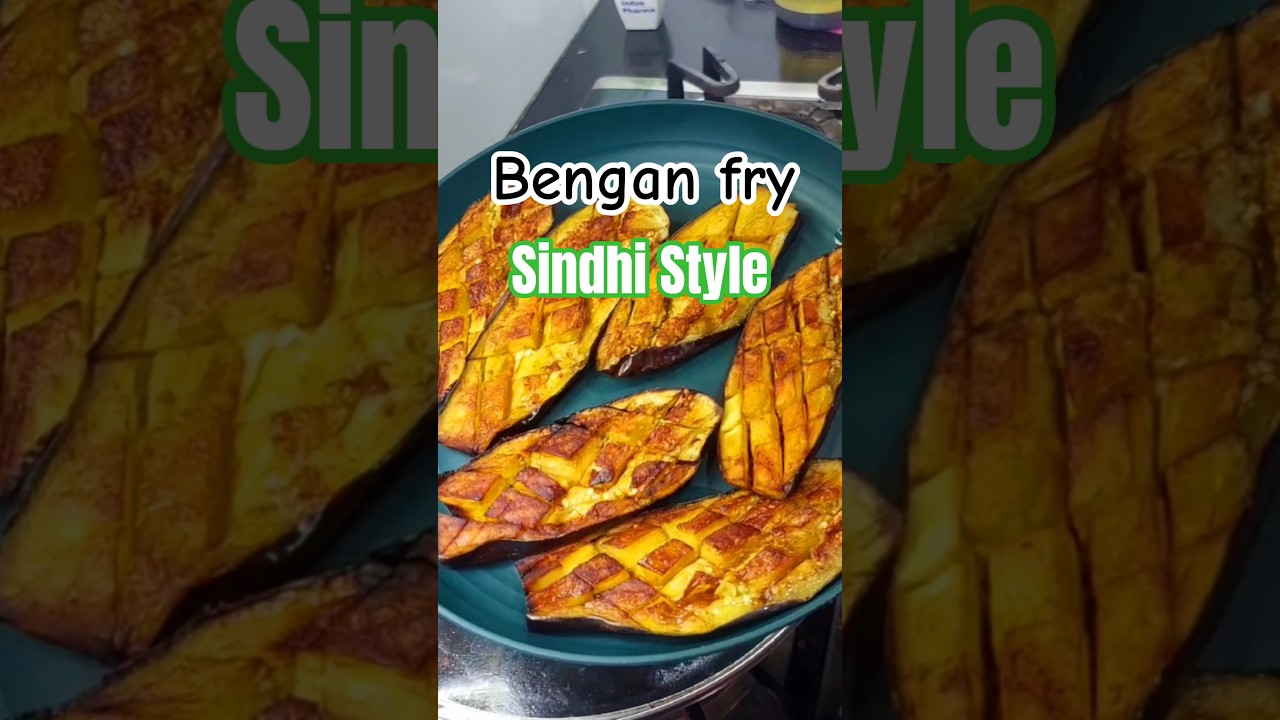 Bengan Fry Sindhi Style 😋 | Tasty & Quick Eggplant Recipe 