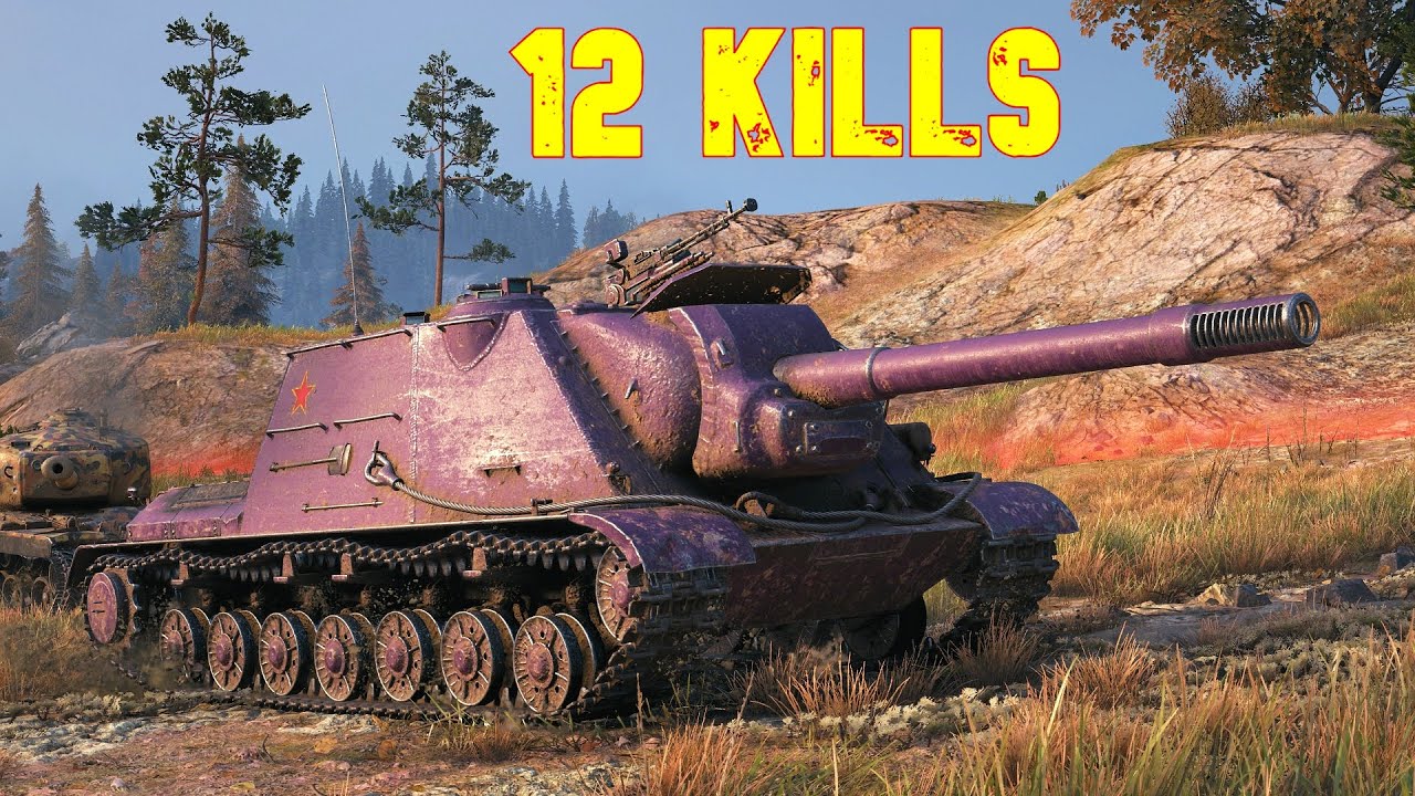 World of Tanks WZ-111G FT - 12 Kills