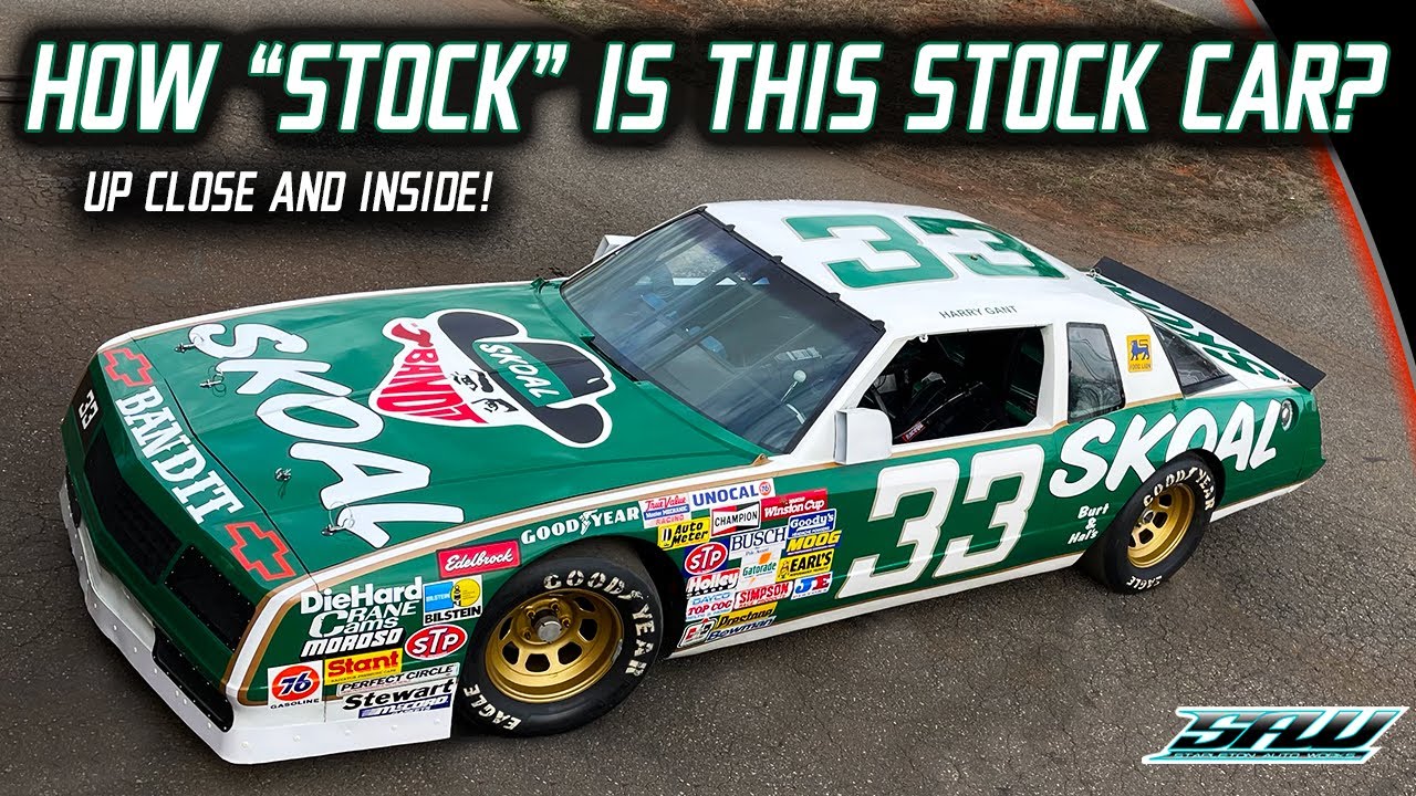 NASCAR Aerocoupe Monte Carlo 1988 года «Skoal Bandit» Гарри Ганта (неотреставрированный и звучащи...