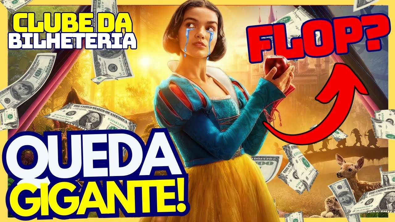 BRANCA DE NEVE É UM FLOP DESASTROSO!! QUEDA HISTÓRICA! Clube da Bilheteria