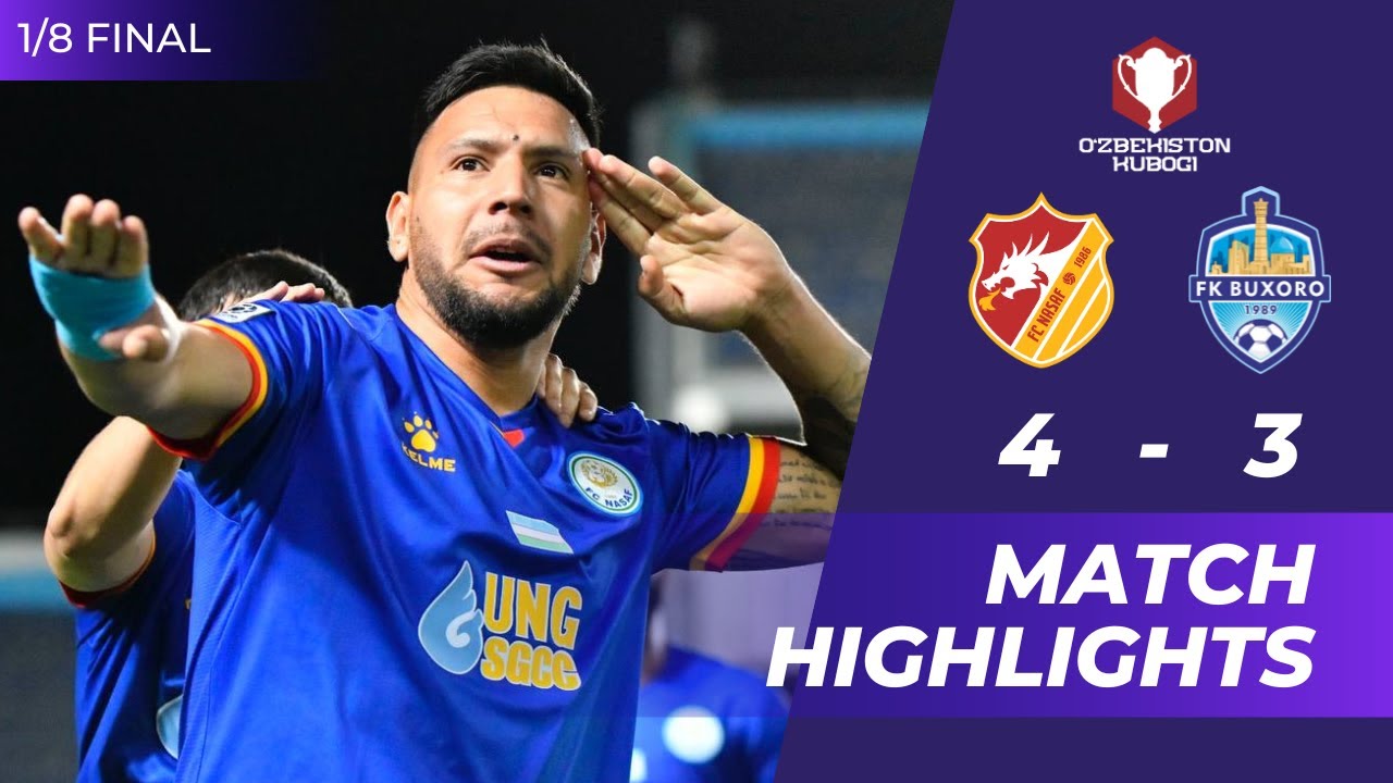 O'zbekiston kubogi. Nasaf - Buxoro 4:3. Highlights