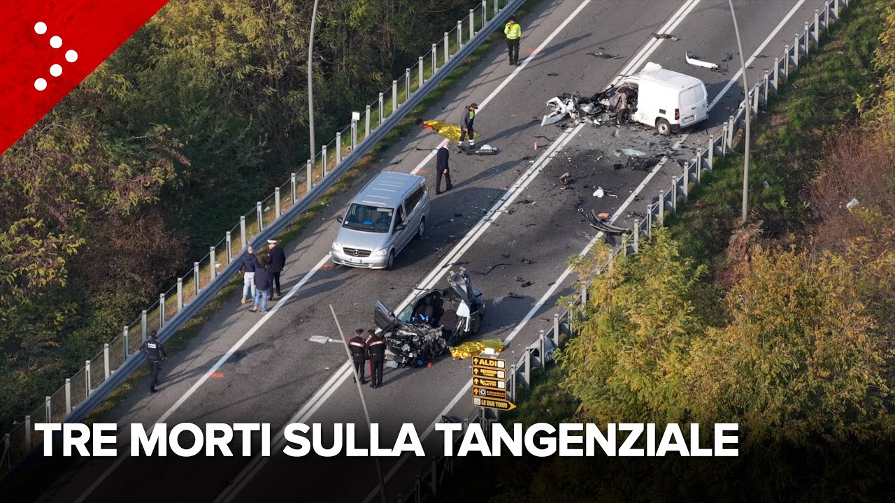Incidente frontale a Stezzano sulla tangenziale di Bergamo: tre morti e veicoli distrutti