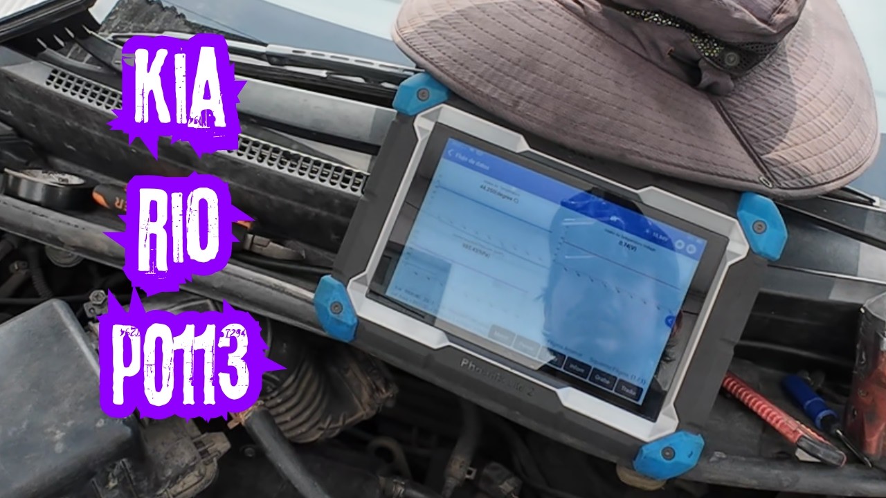 Kia Rio P0113 prende la luz check - revisión - falla del sensor de temperatura de aire