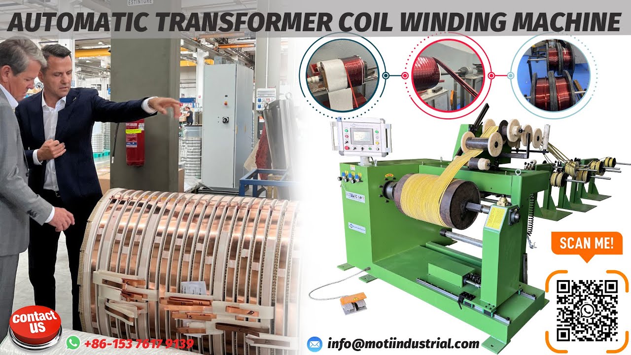 Bobinadora automática para transformadores MOTI-2T PRO