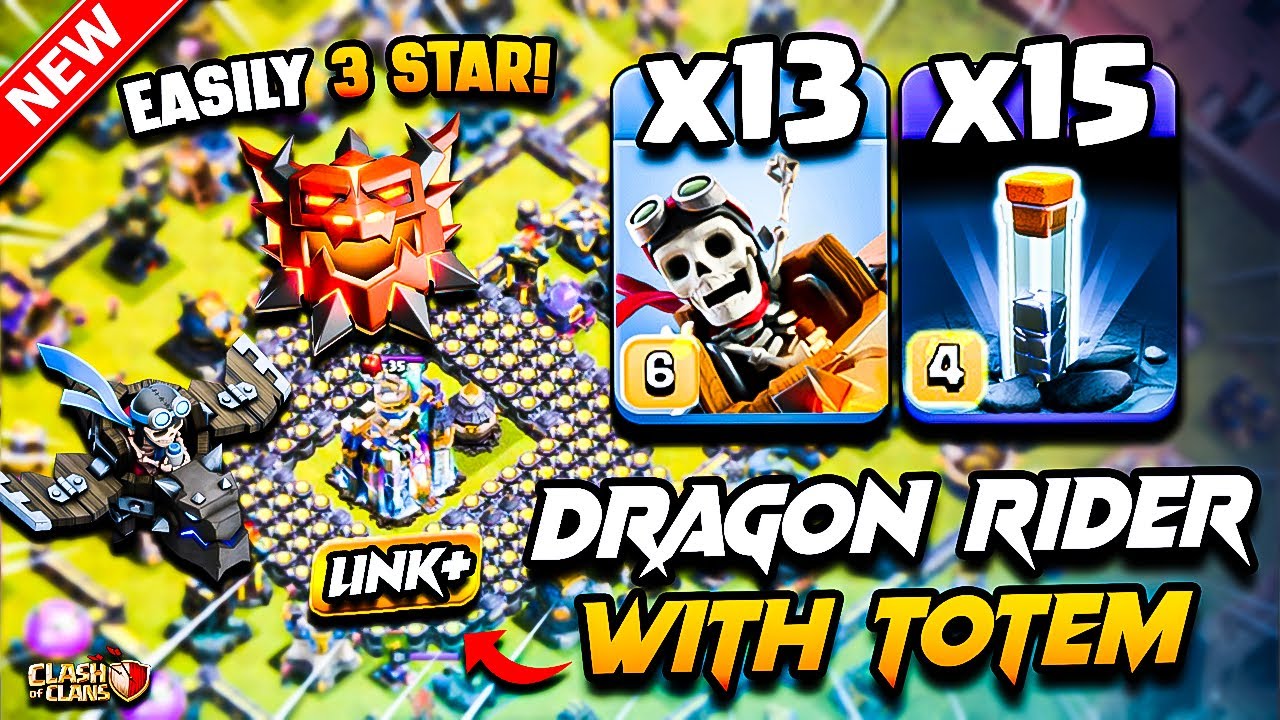 Best TH18 Attack Strategy With DRAGON RIDER 2026 | Th18 DRAGON RIDER Attack With TOTEM Town Hall 18