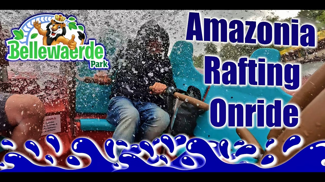 Amazonia Awesome Waterride Halfpipe Rafting 🌊 Onride Bellewaerde Belgien