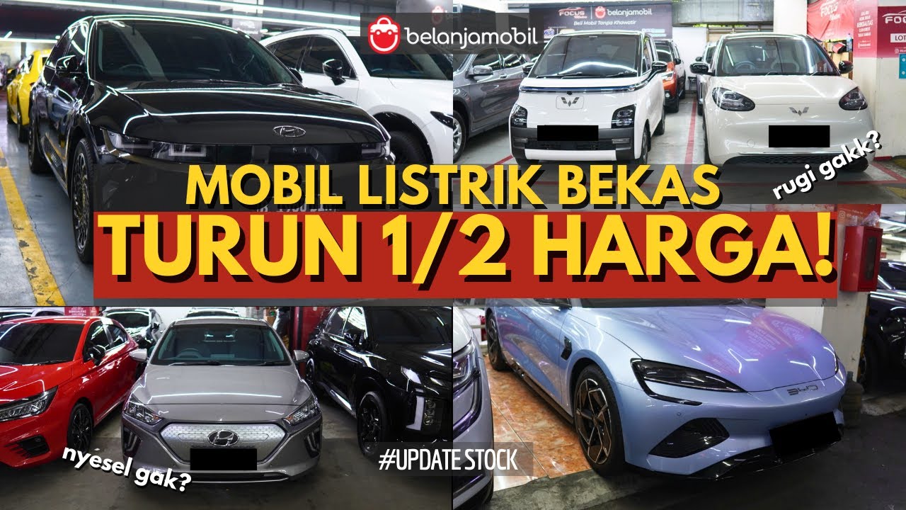 NYESEL KAH BELI MOBIL LISTRIK KALAU HARGANYA BEGINI? Cek Stoknya Terlengkapnya!