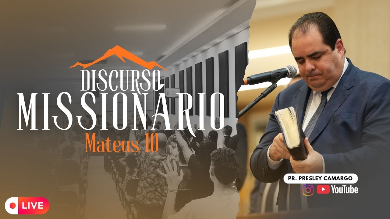 DISCURSOS DE JESUS - SERMÃO MISSIONÁRIO - CULTO DE ENSINO E DOUTRINA