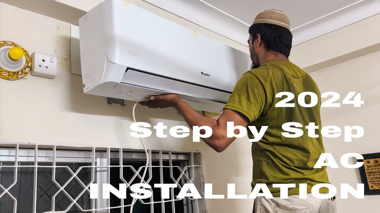 Gree Air Conditioner Installation Step by Step (2024) | 1.5 Ton Inverter Smart AC