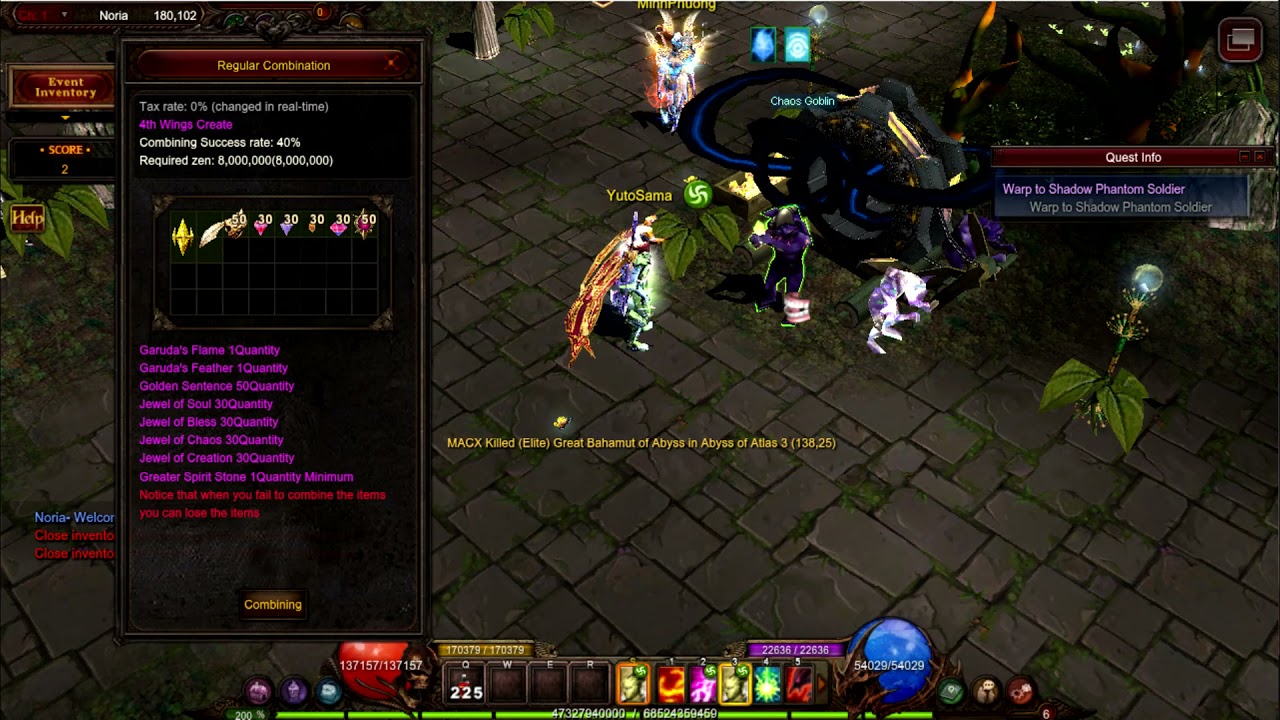 [MU online] Create 4th Wing - Season 16