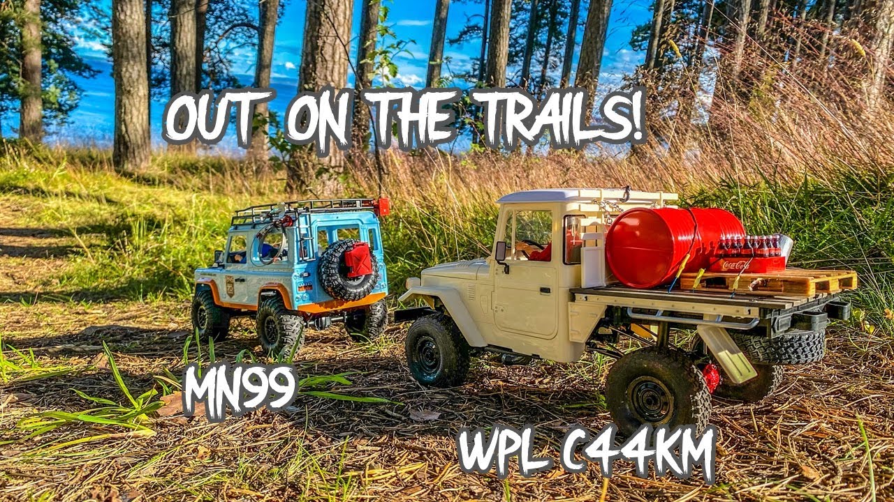 WPL C44KM and MN99 out on the trails!