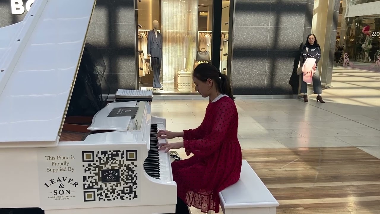 Mozart Turkish March (again) at Burnside Shopping centre :) #turkishmarch #pianomusic #mozart