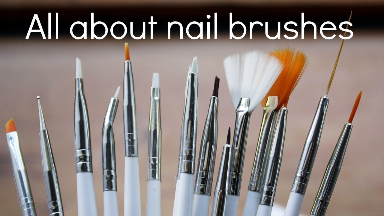 How to pick, clean and store acrylic, gel and nail art brushes