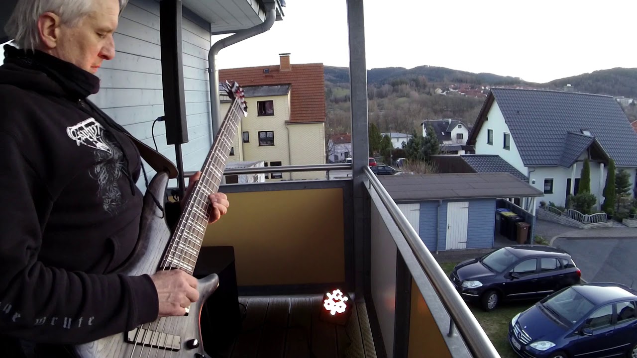 Anti Corona Balcony Solo Bass Rock Concert