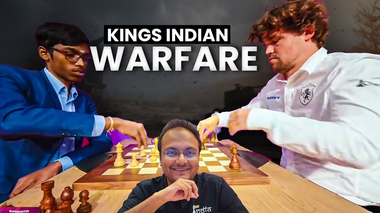 King's Indian Warfare | Praggnanandhaa vs Magnus Carlsen | Zagreb 2025
