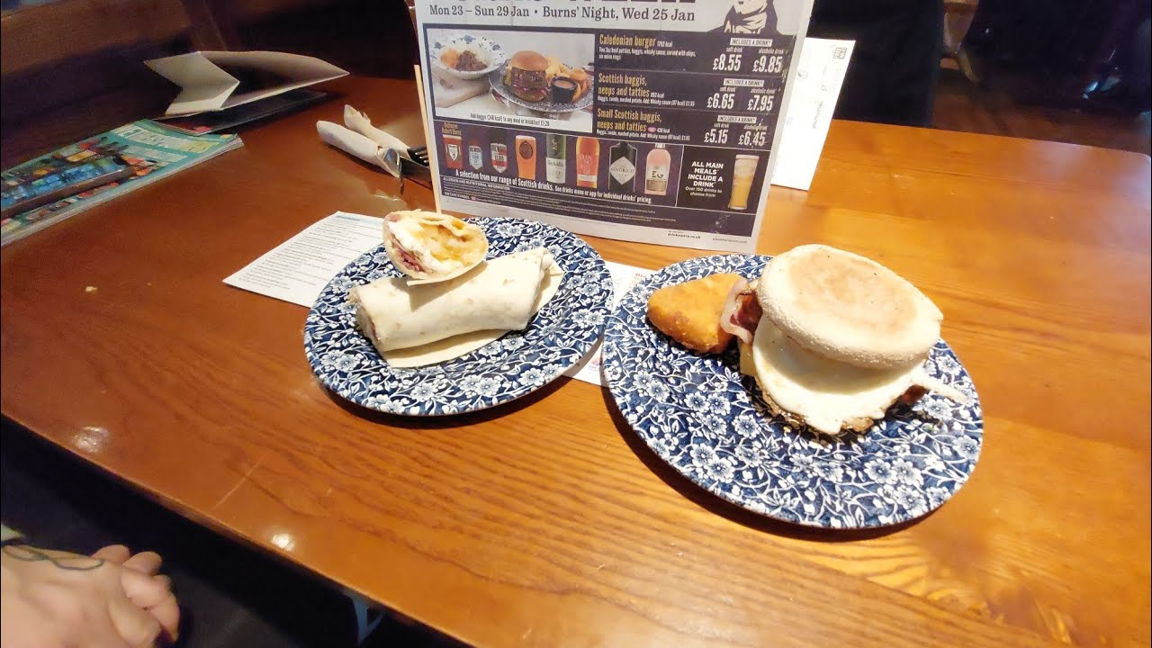 Wetherspoons Breakfast review, Company Row Consett