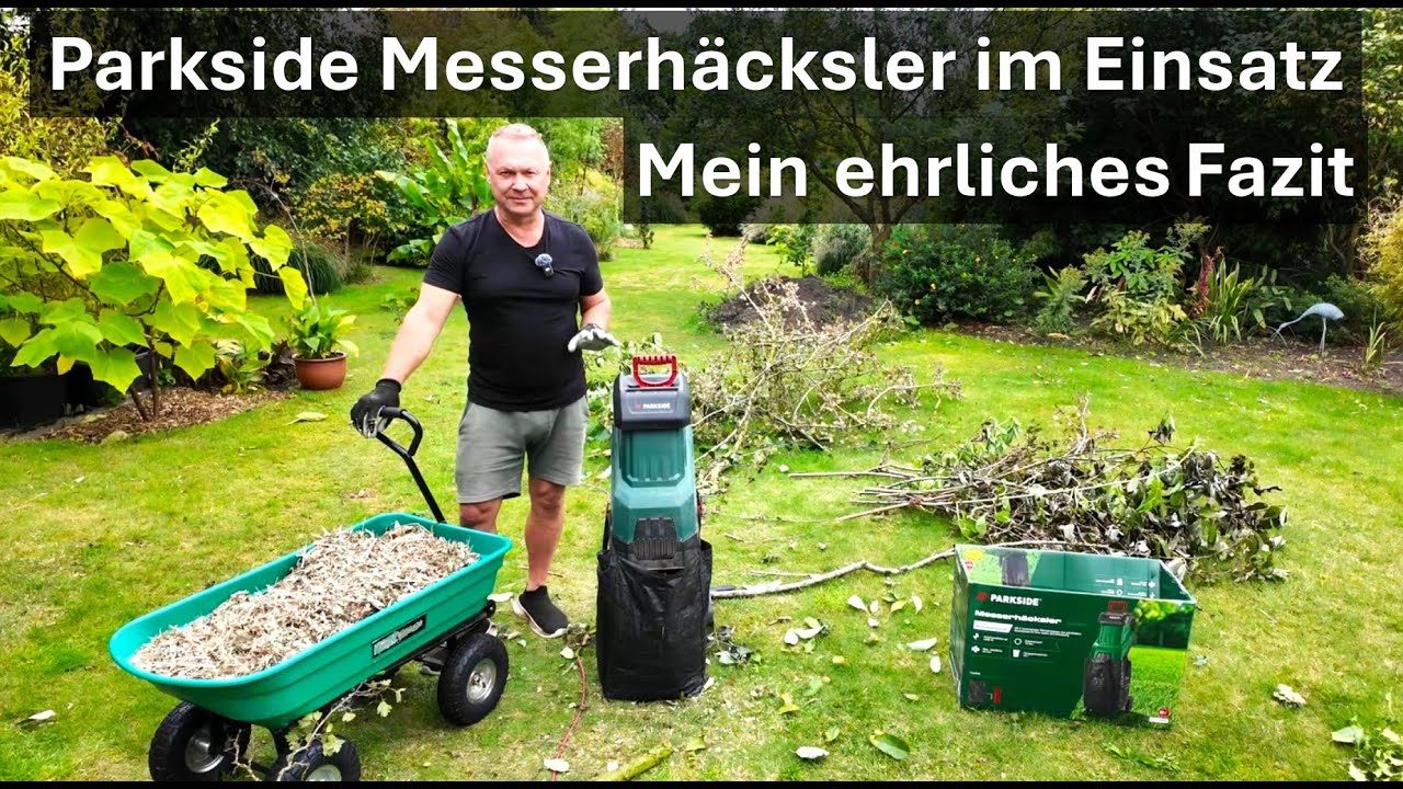 Der beste Häcksler für unter 100 €? Lidl Parkside Review