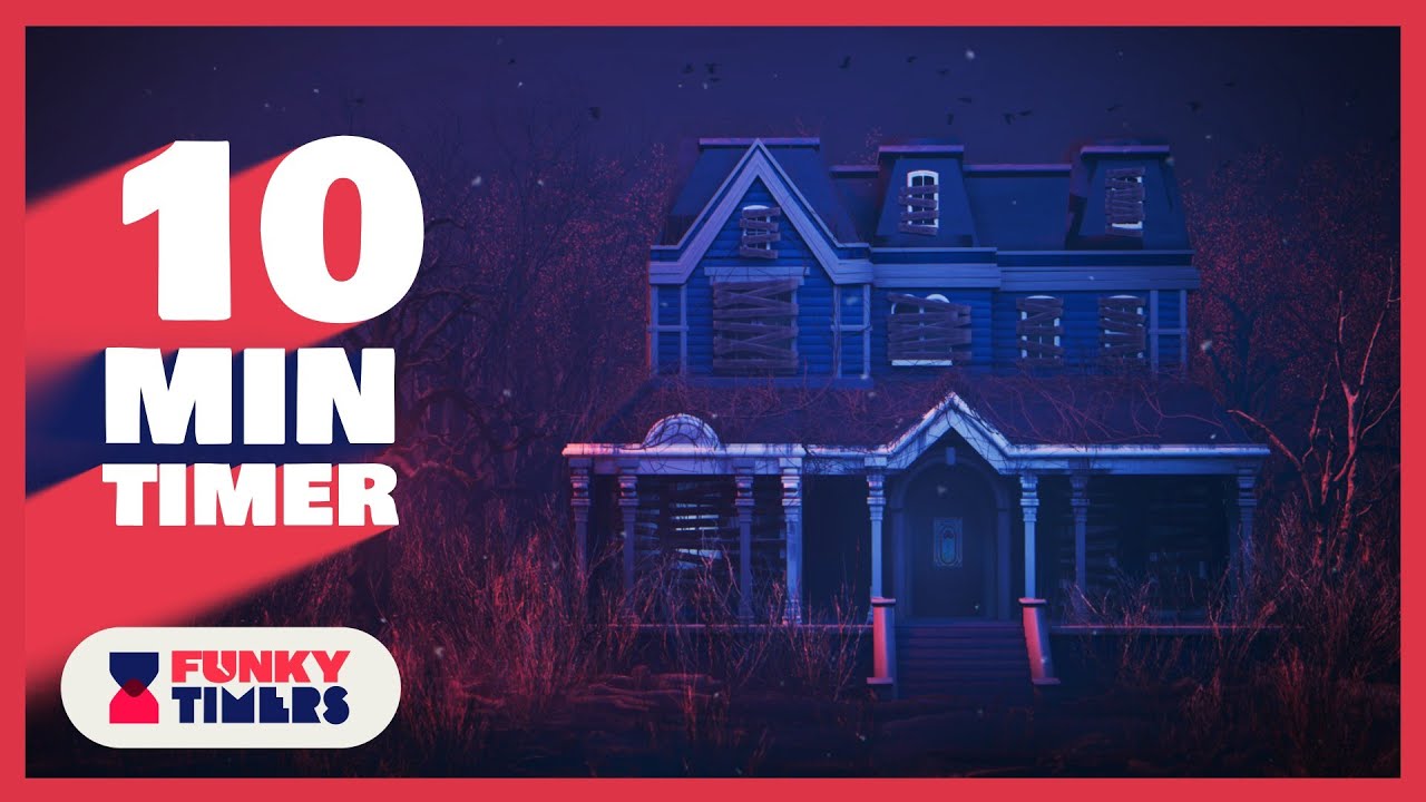 10 Minute Stranger Things Countdown Timer | The Creel House Upside Down Timer | 4K