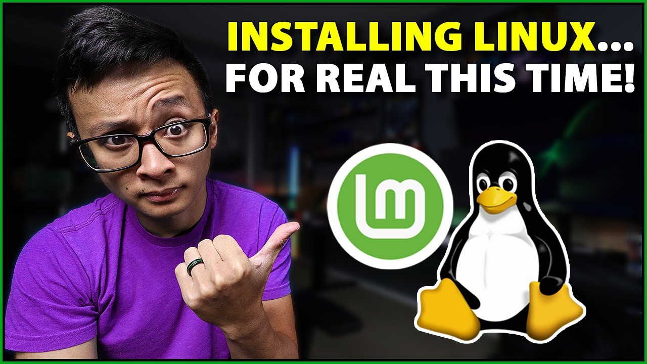 🟢 Installing Linux for the first time, FOR REAL THIS TIME!