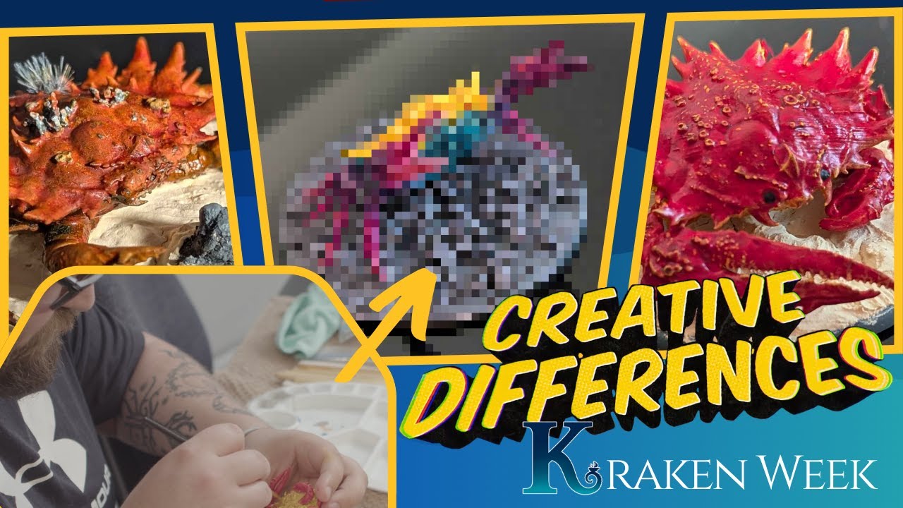 Three Artists One Miniature: Kraken Week Crabs!