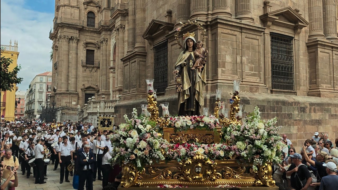 Málaga 2025 || Nuestra Señora del Carmen (Colonia Santa Inés) || Rosario de Hermandades de Gloria