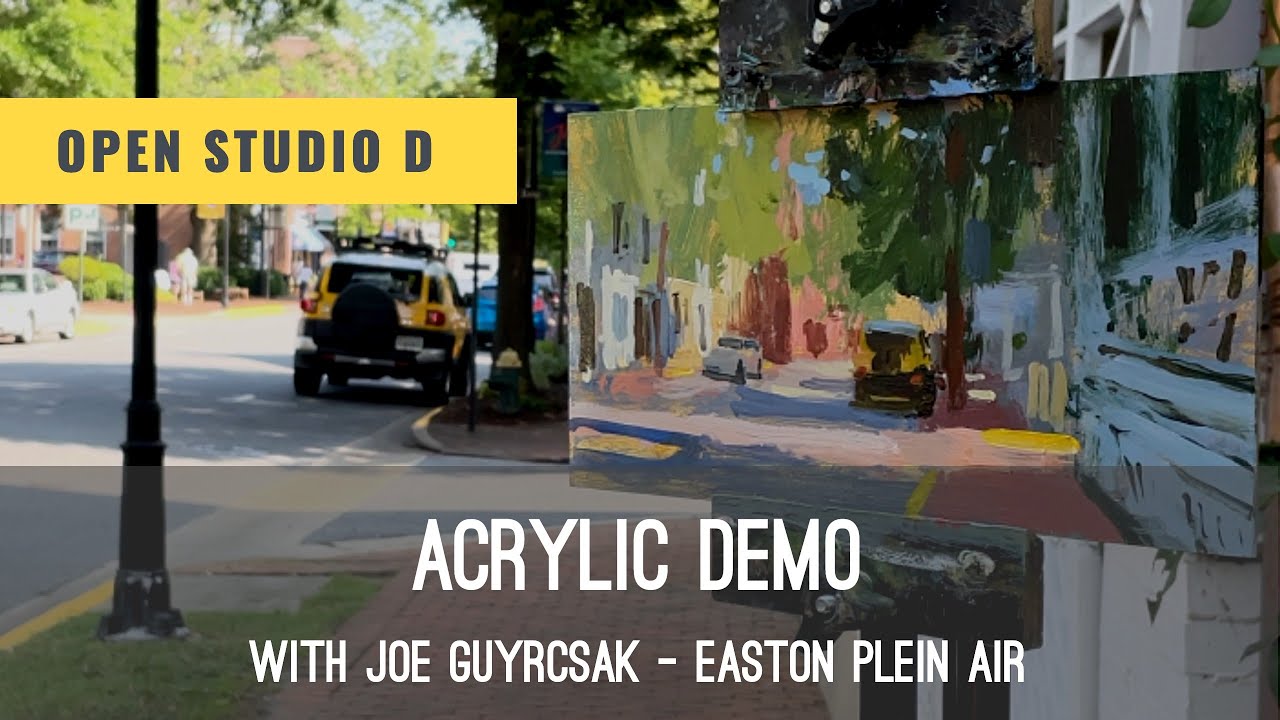 Acrylic demo with Joe Gyurcsak. Learn painting with Vlad Duchev.